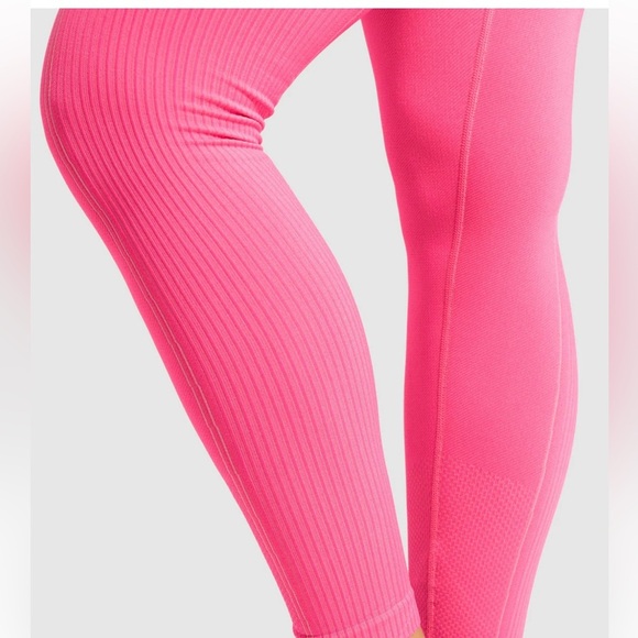 Gymshark Blue Women's ultra seamless high waisted Leggings - Picture 4 of 9